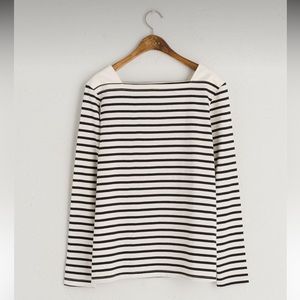 Olive Clothing Striped Square Neck top
